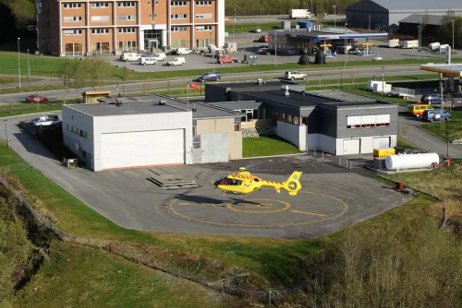 Helikopterbasen i Trondheim